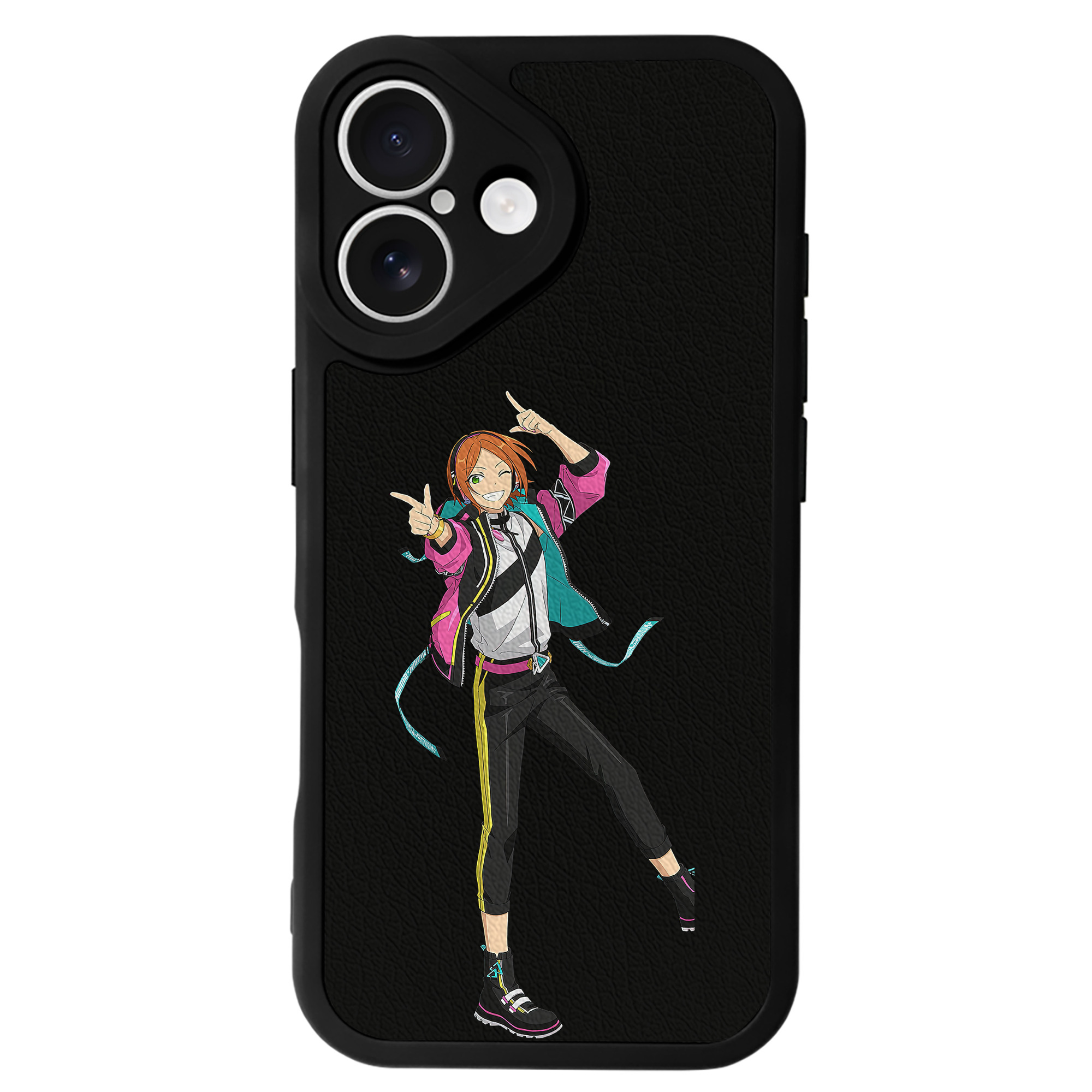 （画像用） あんさんぶるスターズ! Ensemble Stars 【iPhone 16シリーズ対応】シリコンスマホケース（レザー調） 材質：シリコン